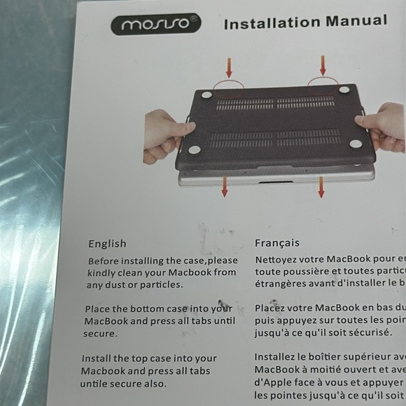 Mosiso Cats Plastic Hard Shell Case Compatible with MacBook Pro 13 inch Case - Picture 8 of 8